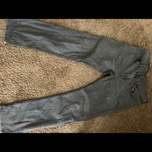 Grey Levi’s jeans